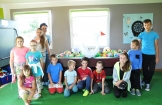 PAPIEROWE FANTAZJE W WYKONANIU DZIECI ZE ŚWIETLICY W WYMYSŁOWIE